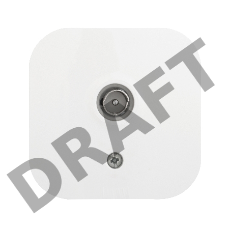 Розетка Quteo  TV БЕЛ Quteo Розетка TV БЕЛ