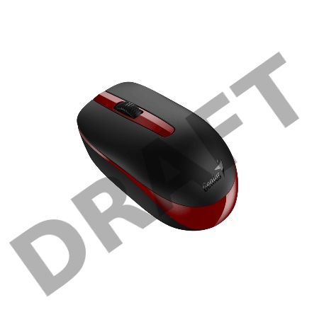 Мышь беспроводная NX-7007 красно-черная (black, G5 Hanger), 2.4GHz wireless, BlueEye 1200 dpi, 1xAA