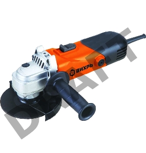 Шлифовальные машины ВИХРЬ УШМ-125/1100 72/12/2 Шлифмашина угловая { 1100 Вт, 11000 об/мин, 125 мм, 2.3 кг }