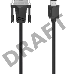 Кабель Hama H-200715 00200715 DVI (m) HDMI (m) 1.5м черный