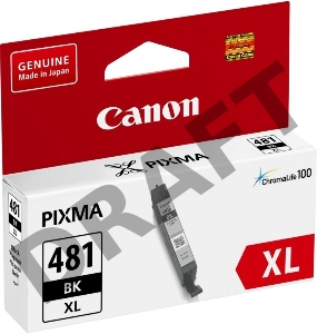 Картридж струйный Canon CLI-481XL BK 2047C001 черный для Canon Pixma TS5140/6140/8140/8540