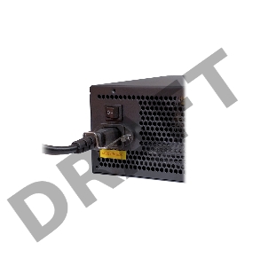 Блок питания 500W ExeGate 80 PLUS® Bronze 500PPH-S-OEM (ATX, APFC, КПД 85% (80 PLUS Bronze)SC, 12cm fan, 24pin, (4+4)pin, PCIe, 5xSATA, 3xIDE, black, кабель 220V с защитой от выдергивания)
