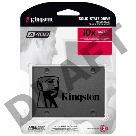 Накопитель SSD Kingston 480Gb SATA III SA400S37/480G A400 2.5