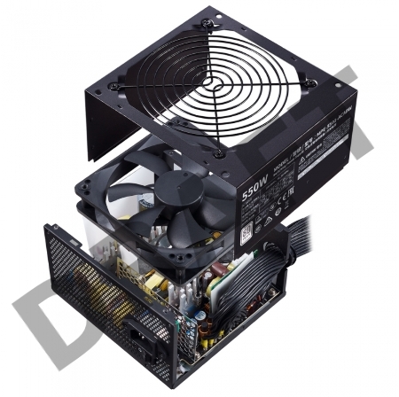 Блок питания Cooler Master MWE White, 550W, ATX, 120mm, 6xSATA, 2xPCI-E(6+2), APFC, 80+ White MPE-5501-ACABW-EU