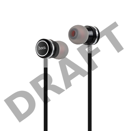 Проводные наушники-вставки с микрофоном Hoco M16 Black