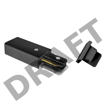 Заглушка торцевая PTR EC-BL (комплект торцевых элементов) черн. JazzWay 5010895