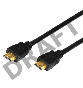 Кабель Proconnect (17-6206-6) Шнур  HDMI - HDMI  gold  5М  с фильтрами  (PE bag) 