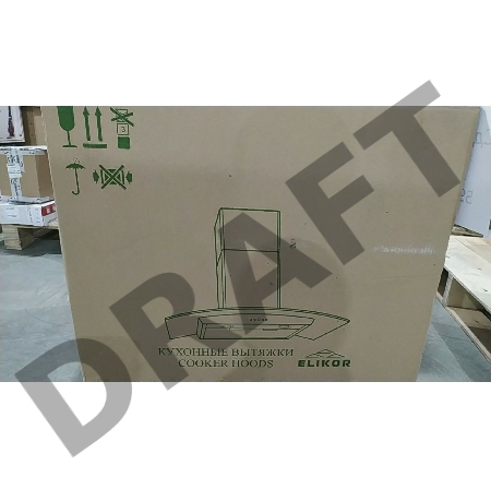Вытяжка каминная Elikor Жемчуг 60П-700-Е4Д перламутровый/белое стекло управление: сенсорное (1 мотор)