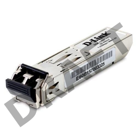 Трансивер D-Link 311GT/A1A SFP-трансивер с 1 портом 1000Base-SX для многомодового оптического кабеля (до 550 м)