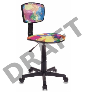 Кресло детское Бюрократ CH-299/ABSTRACT спинка сетка мультиколор сиденье мультиколор абстракция