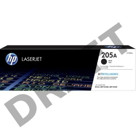 Тонер-картридж HP CF530A (HP 205A) чёрный для HP LaserJet M180/M181 1100 страниц