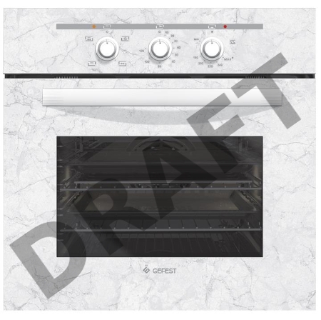 Встраиваеммый газовый духовой шкаф Gefest ДГЭ 621-01 К52