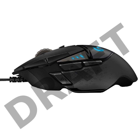 Мышь Logitech G502 Hero черный оптическая (25600dpi) USB2.0 (11but)