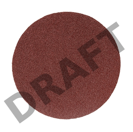 Диск абразивный на ворсовой основе на липучке, без отверстий, P 180, 125 мм, 10 шт. Kranz
