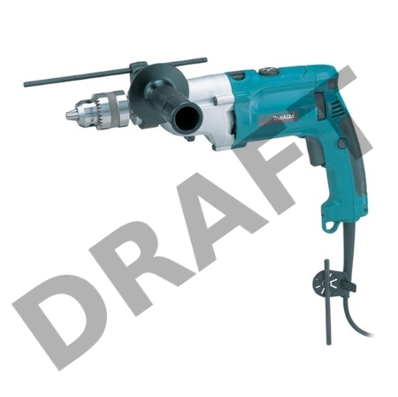 Дрель ударная Makita HP2070 1010Вт патрон:кулачковый реверс (кейс в комплекте)