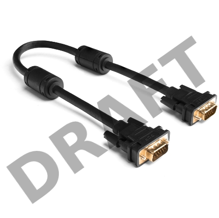 Кабель Greenconnect SVGA 15.0м чёрный, позолоченные контакты, ферритовые кольца, OD8.0mm. 15M / 15M Premium GCR-VM2VM2-15.0m, 28/28 AWG, двойной экран Greenconnect Кабель SVGA 15.0м чёрный, позолоченные контакты, ферритовые кольца, OD8.0mm. 15M / 15M Prem