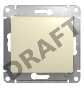 Механизм выключателя 1-кл. СП GLOSSA 10А IP20 10AX беж. SchE GSL000211