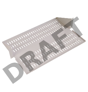 Полка для стойки перфорированная консольная 2U с центральным креплением, глубина 300 мм [ МС-30.2 ]