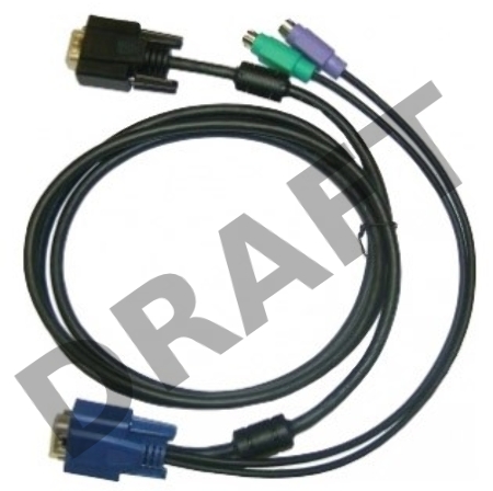 Переключатель D-Link DKVM-IPCB Кабель KVM для устройств DKVM-IP1/IP8, длина 1.8м 