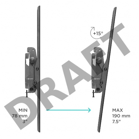 Кронштейн ONKRON UT4 для телевизора 55
