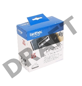 Пленочная клеящаяся лента Brother DK22211 (белая, ширина 29 мм x 15.24 м)