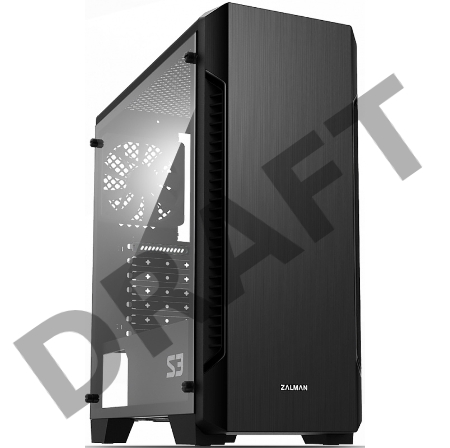 Корпус Zalman S3 черный без БП ATX 2x120mm 2xUSB2.0 1xUSB3.0 audio bott PSU