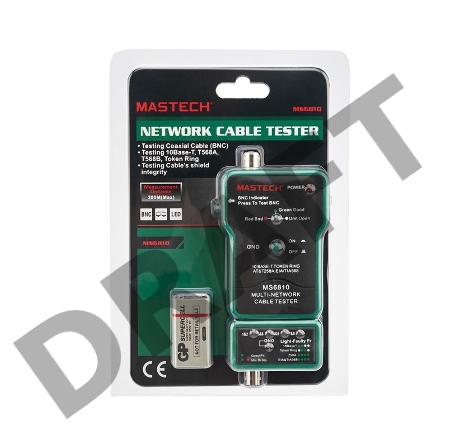 Тестер с генератором сигнала MS6810 MASTECH