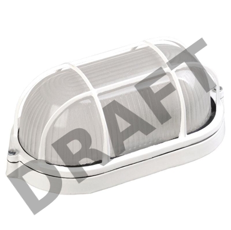 Светильник Iek LNPP0-1402-1-060-K01  НПП1402 белый/овал с реш.60Вт IP54  ИЭК