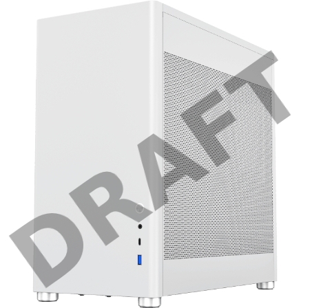 Компьютерный корпус, без блока питания ATX/ Gamemax MeshBox White ATX case, white, w/o PSU, w/1xUSB3.0+1xType-C, 1xCombo Audio