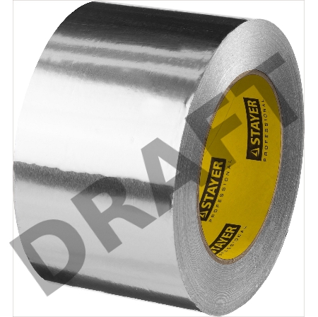 Алюминиевая лента, STAYER Professional 12268-75-50, до 120°С, 50мкм, 75мм х 50м