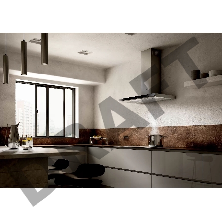 Вытяжка для настенного монтажа SIEMENS iQ300 LC97BHM50B, ширина 90см, нержавеющая сталь