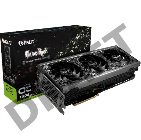 Видеокарта Palit RTX4080 GAMEROCK OC 16GB GDDR6X 2205/22400 HDMIx1 DPx3 HDCP