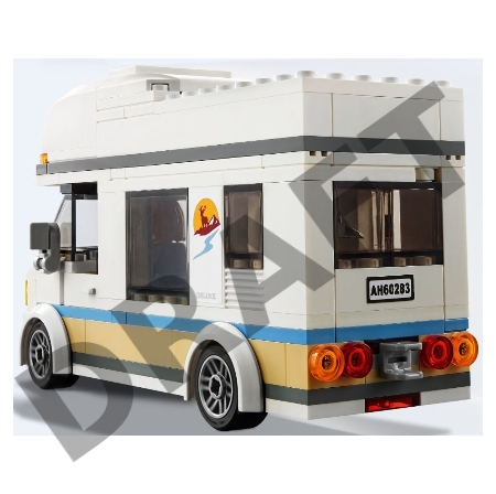 Конструктор Lego City Great Vehicles Holiday Camper Van пластик (60283)