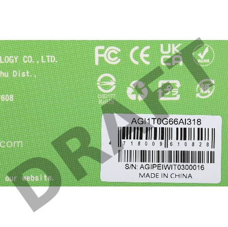 Накопитель SSD AGi M.2 1Tb AGI1T0G66AI318 AI318 M.2 2280