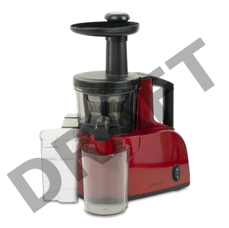 Соковыжималка Galaxy GL 0800 мощность 200 Вт стакан для сока в комплекте подача сока сразу в стакан противокапельная система автоматический выброс мякоти возможность загрузки целых плодов