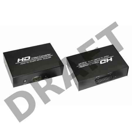 Конвертер HDMI на SCART, металл  REXANT