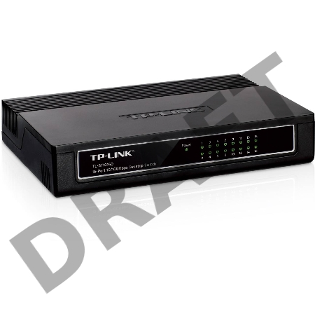 Коммутатор TP-Link SMB TL-SF1016D Коммутатор 16-port 10/100M Desktop Switch, 16 10/100M RJ45 ports, Plastic case