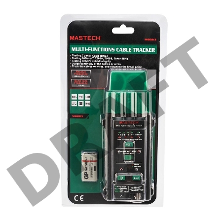 Тестер трассоискатель с генератором сигнала MS6813T MASTECH