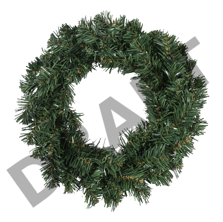 Еловый венок NEON-NIGHT Ø 30 см, ПВХ