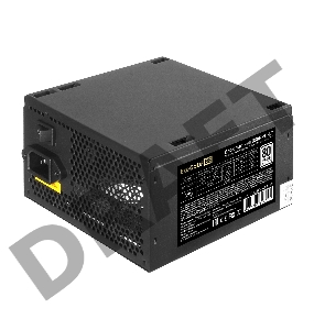 Блок питания 650W ExeGate 80 PLUS® 650PPH-LT-S-OEM (ATX, APFC, КПД 82% (80 PLUS)SC, 12cm fan, 24pin, (4+4)pin, PCIe, 5xSATA, 3xIDE, black, кабель 220V с защитой от выдергивания)