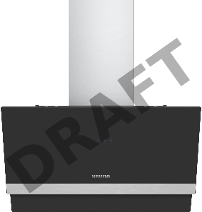 Вытяжка для настенного монтажа SIEMENS iQ300 LC66KAJ60M, ширина 60см, черный