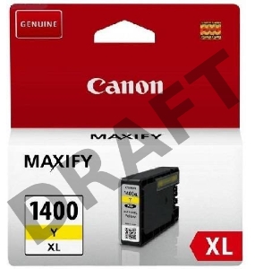 Картридж струйный CANON PGI-1400XL желтый, 900 стр., для MAXIFY МВ2040/МВ2340