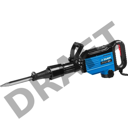 Отбойный молоток ЗУБР ЗМ-50-2000 ВК  2000Вт HEX 28мм 1400уд/мин 50Дж 20кг в кейсе