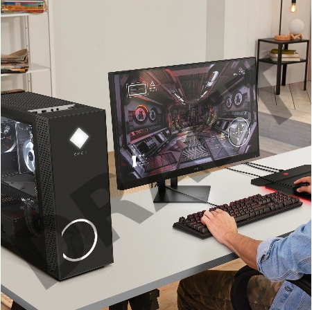 Персональный компьютер/ HP Omen GT13-1154 Tower AMD Ryzen 7 5800X(3.8Ghz)/16384Mb/1024PCISSDGb/noDVD/Ext:nVidia RTX 3080(10240Mb)/WiFi/war 1y/Win11Home + No KBD, no MOUSE
