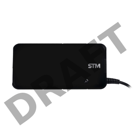 Адаптер для ноутбуков STM Dual DLU90, 90W, EU AC power cord& Car Cigaratte Plug, USB(2.1A)