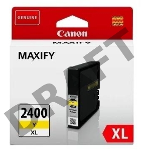 Картридж струйный CANON PGI-2400XL желтый, 1500 стр., для MAXIFY iB4040/МВ5040/МВ5340
