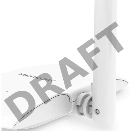 Сетевой адаптер WiFi Mercusys MW300UH USB 2.0 (ант.внеш.несъем.) 2ант.