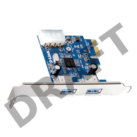 Адаптер USB D-LINK DUB-1310/B1A, USB 3.0 A(m) - USB Type-C (f), черный