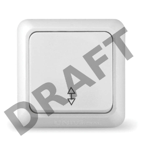 Выключатель проходной 1-кл. ОП Олимп 10А IP20 бел. Universal О0025