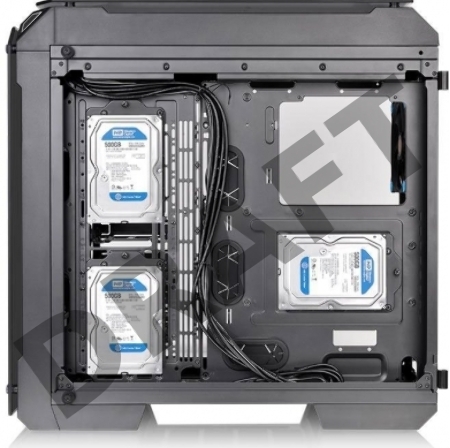 Корпус View 71 TG RGB (870680) CA-1I7-00F1WN-01 /Black/Win/SPCC/Tempered Glass*4/Color Box/Riing 140mm RGB Fan*3